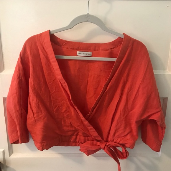 Urban Outfitters Tops - Urban outfitters cropped blouse Urban Outfitters Tops - Urban outfitters cropped blouse